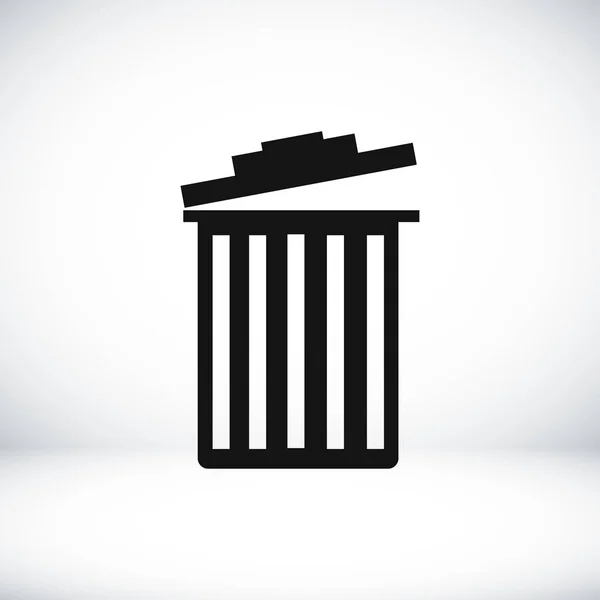 Çöp kovası simgesi — Stok Vektör