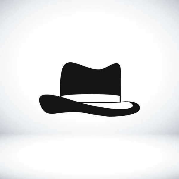 帽子シンプルなアイコン — ストックベクタ