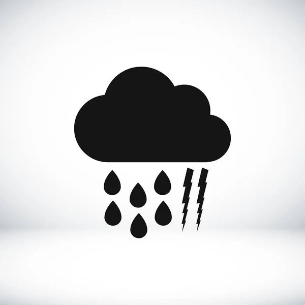 Regenwetter-Ikone — Stockvektor