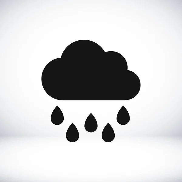 Esős időjárás ikon — Stock Vector