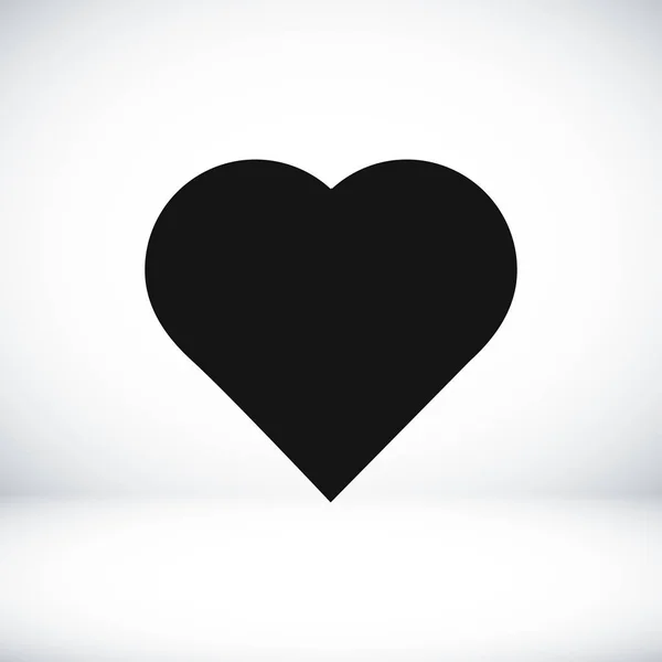 Hjärtat enkel ikon — Stock vektor