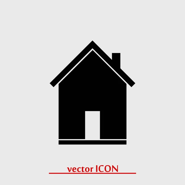 Dům jednoduchý ikona — Stockový vektor