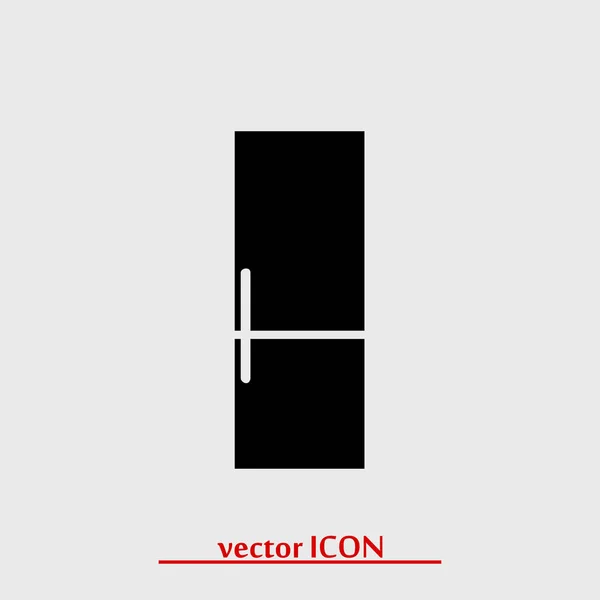 Refrigerador icono simple — Vector de stock