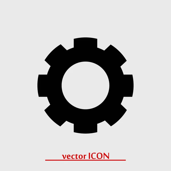 Engrenagem ícone simples —  Vetores de Stock