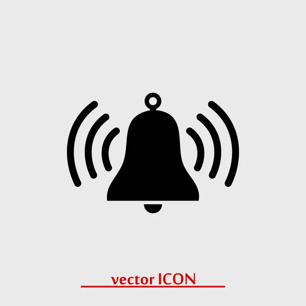 Cloche icône simple — Image vectorielle