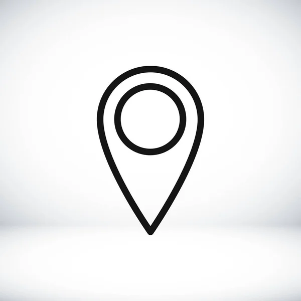 Icono de pin gps — Vector de stock