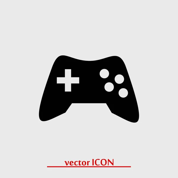 Ikon sederhana gamepad - Stok Vektor