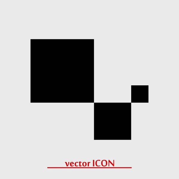 Abstraktes einfaches Symbol — Stockvektor