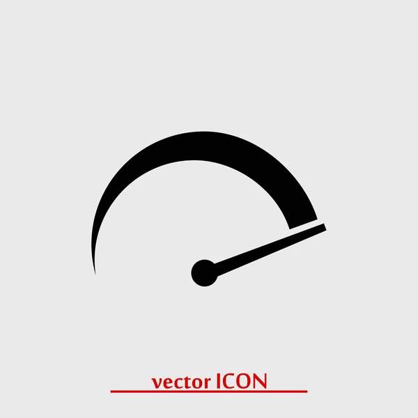 Velocímetro icono simple — Vector de stock