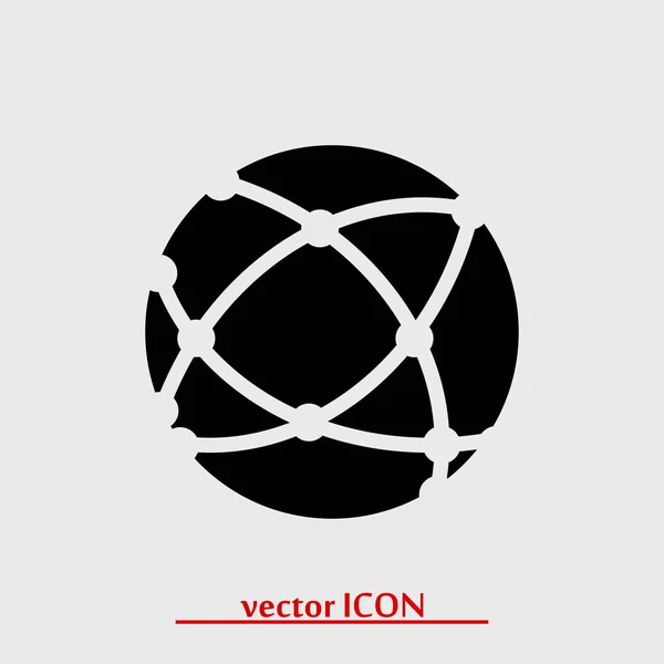 Icono de tecnología global — Vector de stock