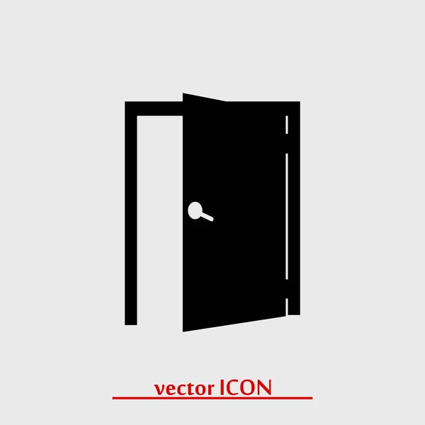 Ikone der offenen Tür — Stockvektor