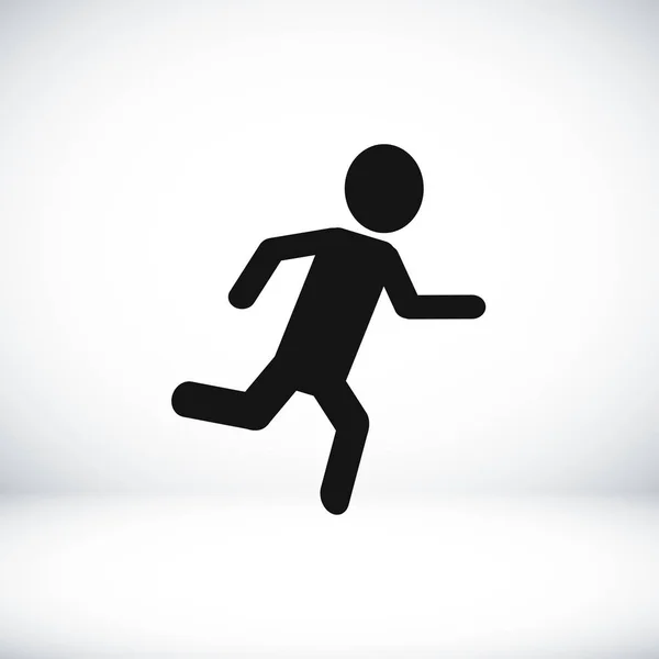 Running Man-ikonen — Stock vektor