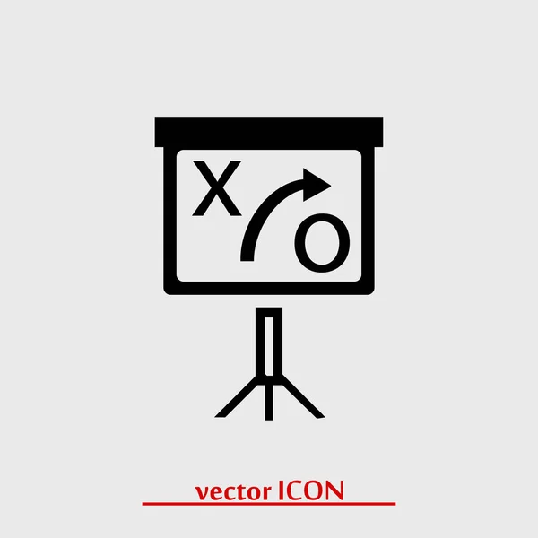 Icône de tableau de présentation — Image vectorielle