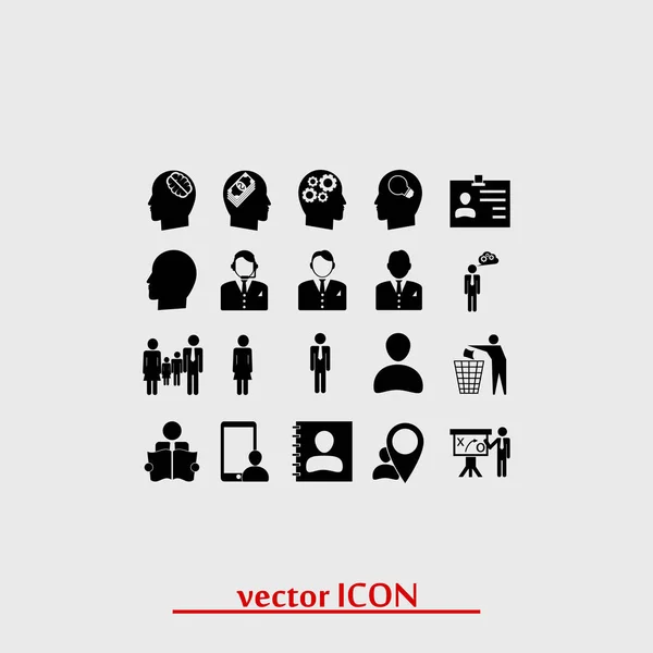 Företag ikoner som — Stock vektor