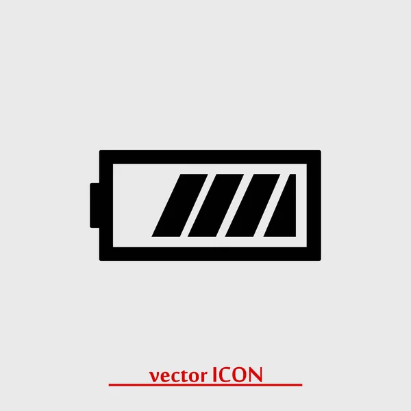 Ícone de carga da bateria — Vetor de Stock