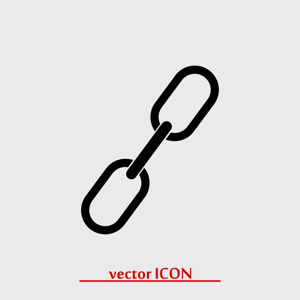 Chaîne icône simple — Image vectorielle