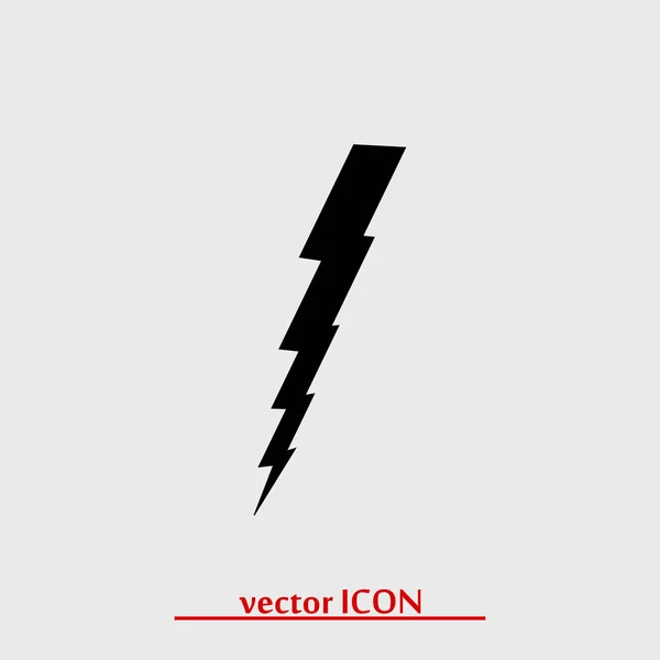 Lightning bolt icon — Stock Vector