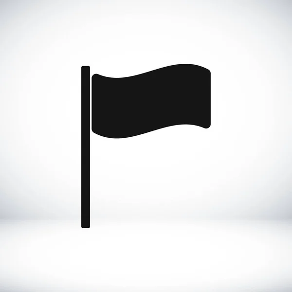 Απλό εικονίδιο σημαίας — Διανυσματικό Αρχείο