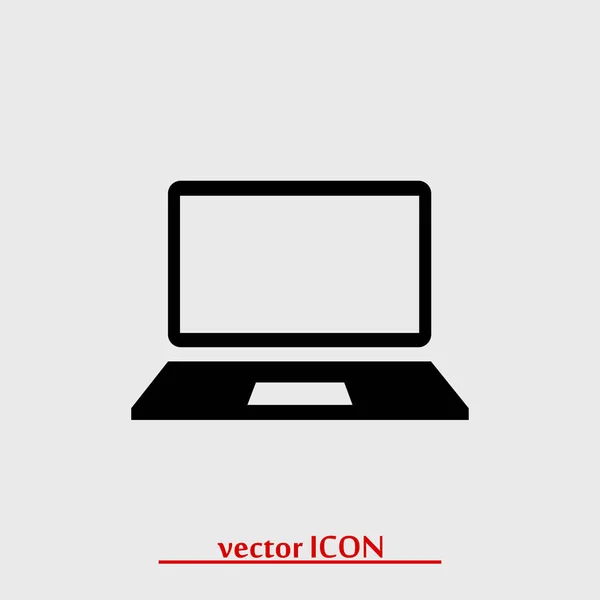 Ícone do computador portátil — Vetor de Stock