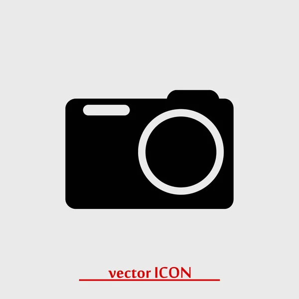 Eenvoudige camerapictogram — Stockvector