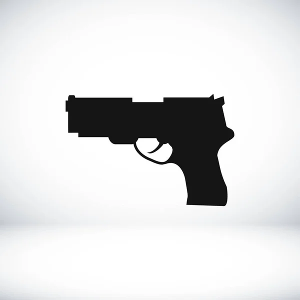 Pistola icono simple — Archivo Imágenes Vectoriales