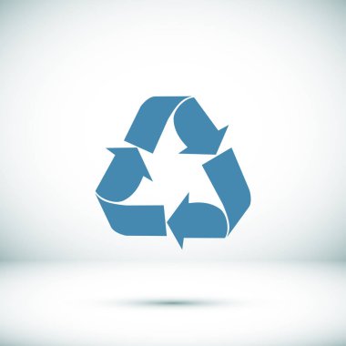 geri dönüşüm işareti simgesi