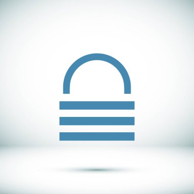 Kilit düğmesi simgesi