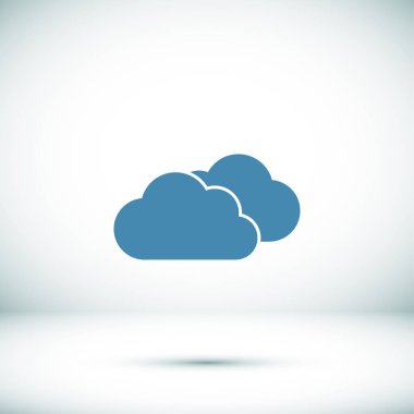 Hava bulutlar simgesi