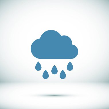 Hava raincloud simgesi