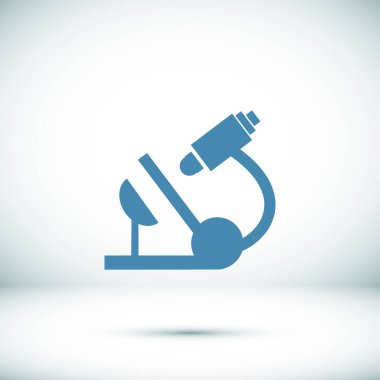 tıbbi mikroskop simgesi
