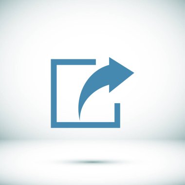 paylaşım ok simgesi