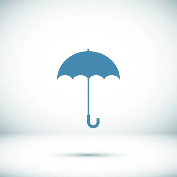 Blue umbrella icon — Stock Vector