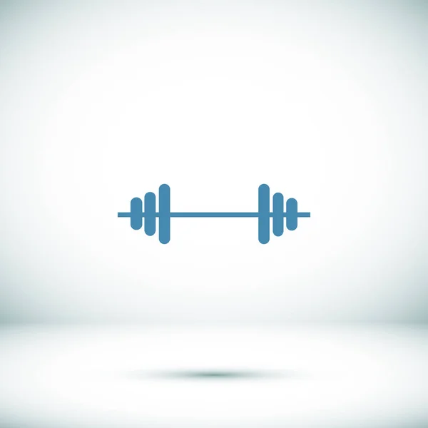 Dumbbells icono web — Archivo Imágenes Vectoriales