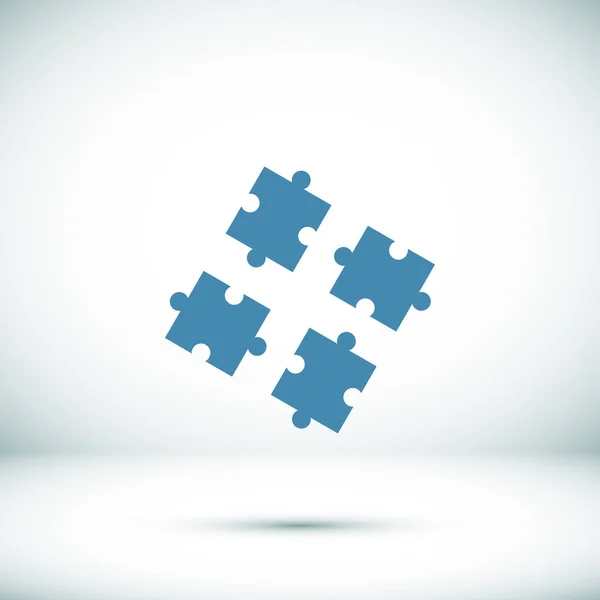 Icône formes de puzzle — Image vectorielle
