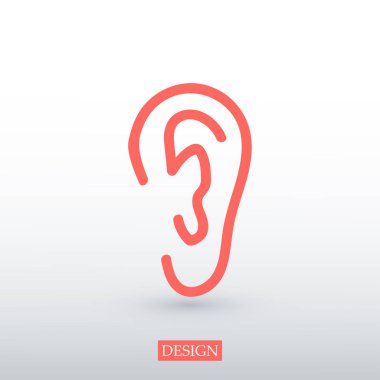 human ear icon clipart