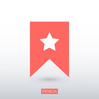 Yıldız simgesi, düz ekibimizi simgesi