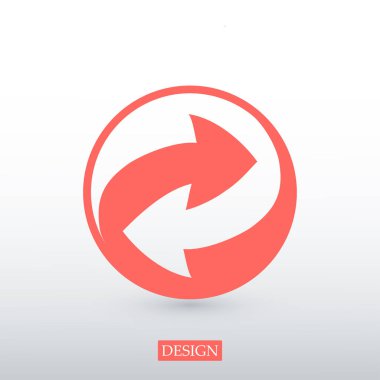 geri dönüşüm işareti simgesi