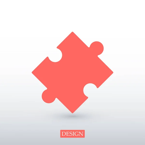 Puzzle icono web — Vector de stock