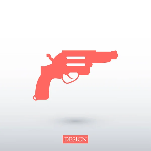 Reolver weapon icon — стоковый вектор