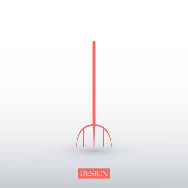 Garden fork icon — Stock Vector