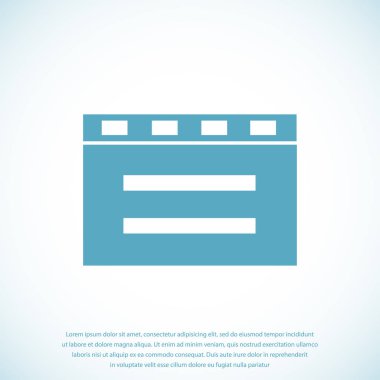 sinema clapper simgesi