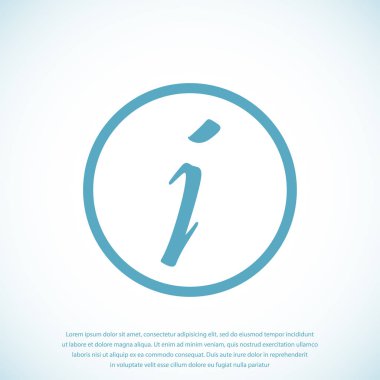 bilgi işareti simgesi