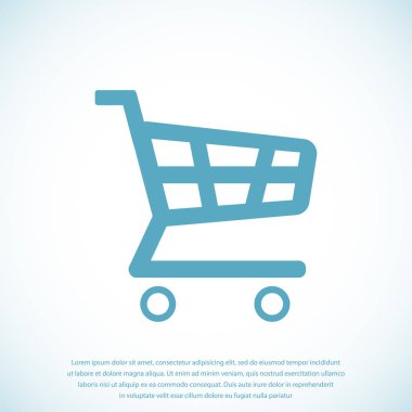 alışveriş grafik simgesi