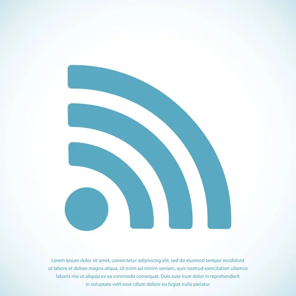 Icono web Wi-Fi — Archivo Imágenes Vectoriales