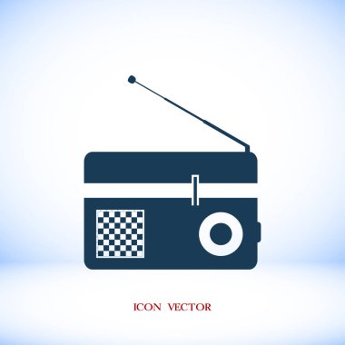 Retro radyo simgesi