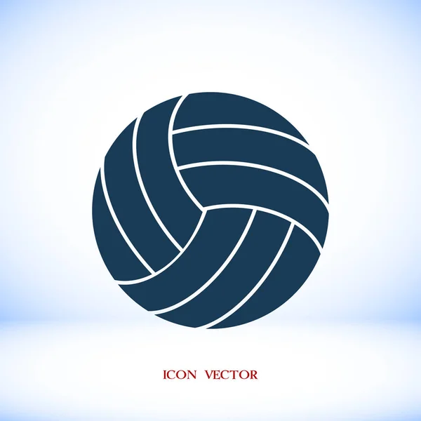 Volleyball simple icon — Stock Vector