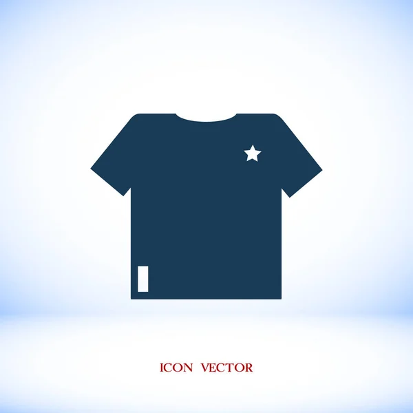 Icona della t-shirt uomo — Vettoriale Stock