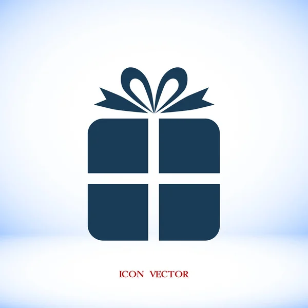 Icono de caja de regalo — Vector de stock