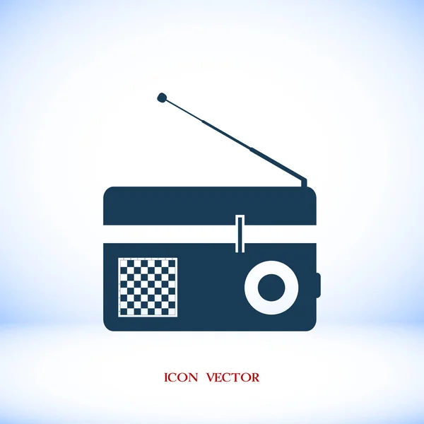 Icône radio rétro — Image vectorielle