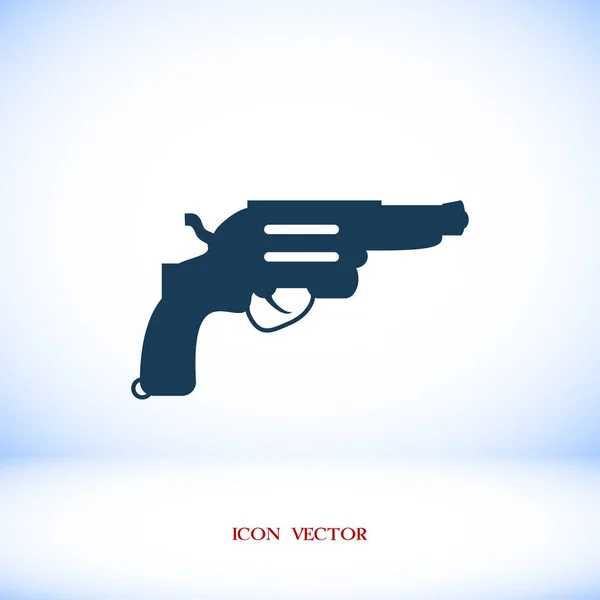 Revolver weapon icon — Stock Vector